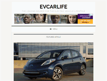 Tablet Screenshot of evcarlife.com